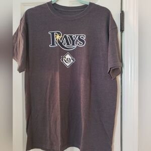 Tampa Bay Ray's MLB Genuine Merchandise Gray T Shirt Size Large